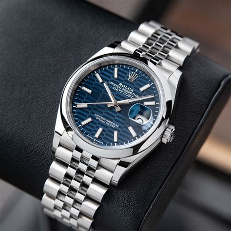 datejust rolex blau|Rolex Datejust blue motif.